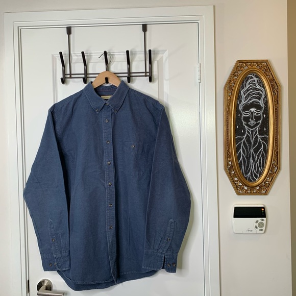 G.H.Bass&Co. L Blue Button Down Shirt - Picture 2 of 7